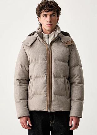 Urbanshop com ua paul&sharkпуховая куртка мужская кашемировая бежевая 16312306 размеры запитуйте