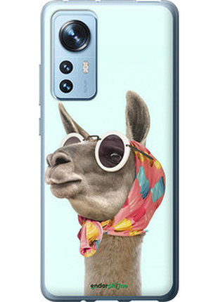 Чехол на xiaomi 12 модная лама "4479u-2555-72104"
