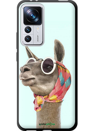 Чехол на xiaomi 12t модная лама "4479b-3332-72104"