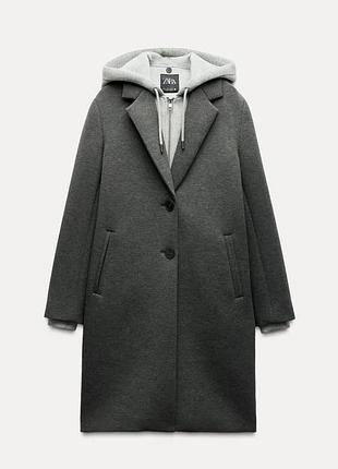 Пальто середньої довжини zara
