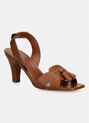 Urbanshop com ua polliniбосоніжки на високих підборах шкіряні коричневі pa16137c0opb0200 розміри запитуйте