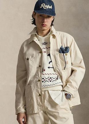 Urbanshop com ua polo ralph laurenбавовняна куртка polo ralph lauren колір бежевий демісезонна 710a13003 розміри запитуйте