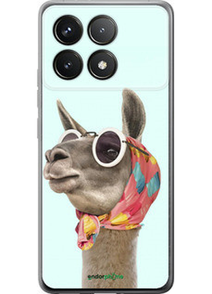 Чехол на xiaomi redmi k70 модная лама "4479u-3799-72104"