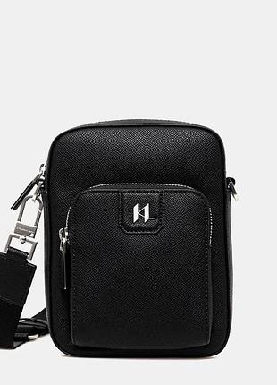 Urbanshop com ua karl lagerfeldсумка karl lagerfeld k/monogram колір чорний a1m30097 розміри запитуйте