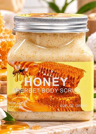 Скраб для тела wokali honey sherbet body scrub