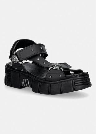 Urbanshop com ua new rockжіночі босоніжки на платформі vegan negro, tower casco negro lateral чорні m.bios120.v1 розміри запитуйте