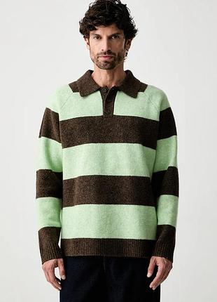 Urbanshop com ua les deuxсветр чоловічий з додаванням вовни зелений 1002189 розміри запитуйте