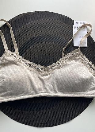 Красивий топ в рубчик h&m