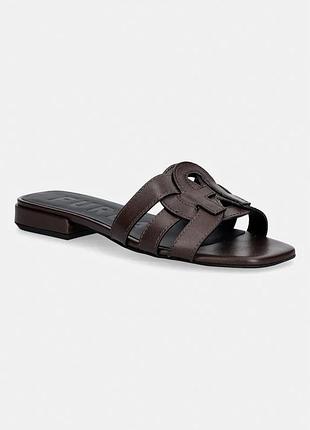 Urbanshop com ua furlaшльопанці жіночі шкіряні summer коричневі yl22sum y62000 2460s розміри запитуйте