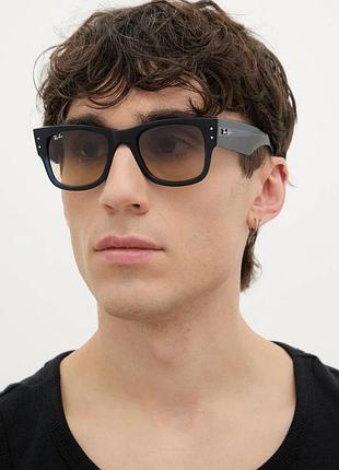 Urbanshop com ua ray-banсонцезахисні окуляри вайфарер mega wayfarer темно-сині 0rb0840s розміри запитуйте