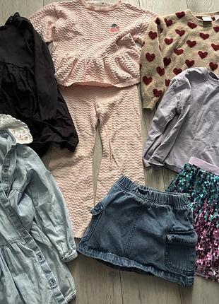 Набір речей для дівчаток next / h&m/ zara та ін. 104 см