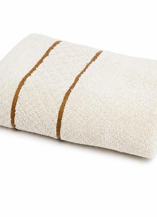 Махровий рушник tawelo soft кремовий бавовна 50×90 см