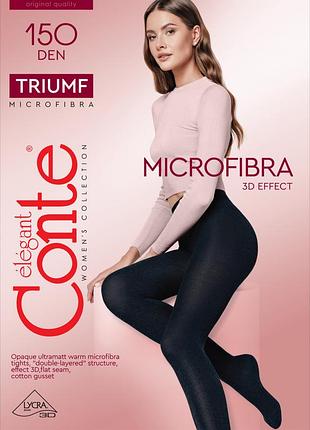Жіночі колготки conte elegant triumf 150 ден, колір: чорний