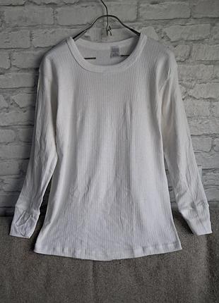 Білий термолонгслів heatwave thermal wear (розмір l)