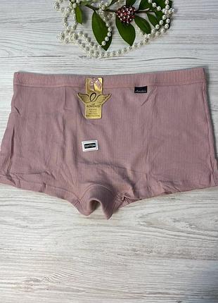 Трусики шортики женские из хлопка в рубчик от бренда aonidasi арт. 5245🎀