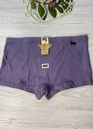 Трусики шортики женские из хлопка в рубчик от бренда aonidasi арт. 5245🎀