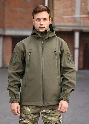 Куртка esdy softshell софтшелл, тактическая 01. олива 3xl
