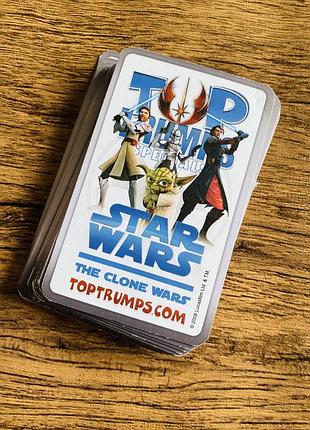 Колода карток карткової гри top trumps specials: star wars – the clone wars, випущена компанією winning moves