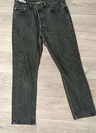 Джинси жіночі прямі сірі levis