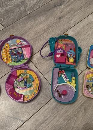 Ігровий набір для дівчинки polly pocket рожевий з аксесуарами