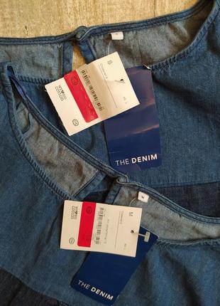 Брендовые джинсовые блузки в 2 размерах4 фото