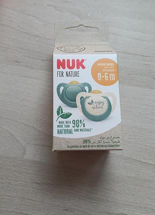 Пустушка nuk for nature 0-6 місяців