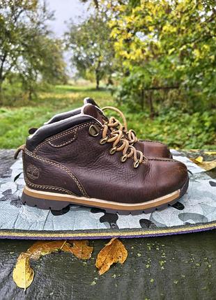 Шкіряні черевики timberland splitrock (оригінал) — розмір 33 (устілка ~20.5 см) 3