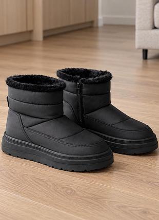Уггі дитячі zara чорні розміри 30-36