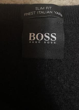 Чоловічий светр hugo boss чорний 2