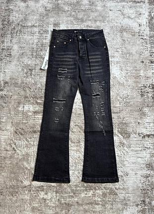 Джинси purple brand flared чорні
