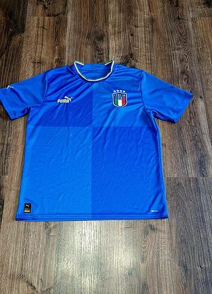 Чоловіча унікальна футбольна футболка jersey збірної італії puma оригінал