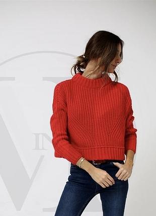 Светр жіночий topshop червоний вʼязаний светр 12