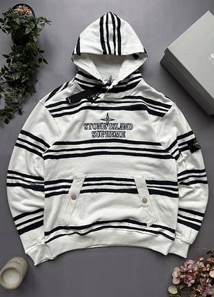 Чоловіче худі stone island в смужку