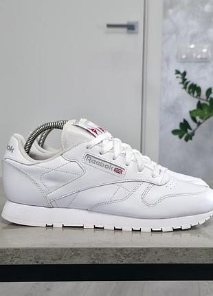 Кожаные кроссовки reebok classic