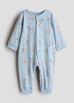 Спальный комбинезон с узором/человечек/слип teddy bears h&amp;m 9617, 9765