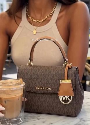 Сумка michael kors ava лого