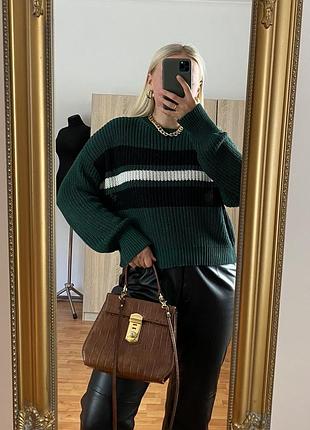 Дуже красивий жіночий зелений светр pull&bear розмір м