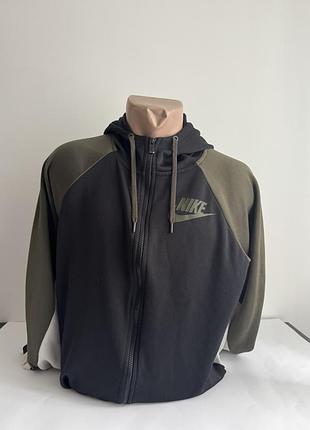 Чоловіча кофта nike tech fleece на замку, розмір l