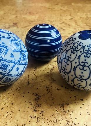 Декоративні порцелянові кулі carpet balls