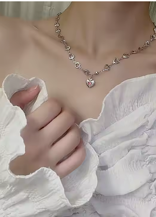 Ожерелье-цепочка сердце
