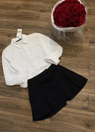 Сукня zara в стилі сорочки і спідниці
