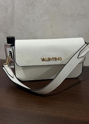 Елегантна біла сумка крос-боді від valentino