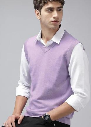 Стильный мужской трикотажный жилет lincoln от matalan (размер xl)