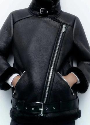 Дублянка жіноча zara чорна