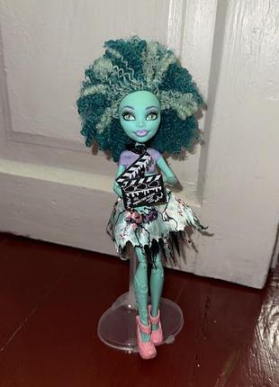Лялька для дівчинки monster high хані свомп серія стоп камера мотор