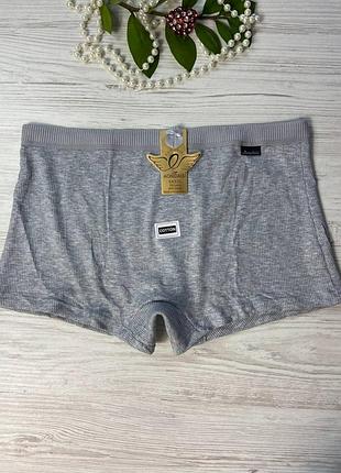Трусики шортики женские из хлопка в рубчик от бренда aonidasi арт. 5245🎀