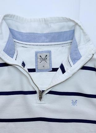 Худі жіноче crew clothing біле в смужку розмір xs-s