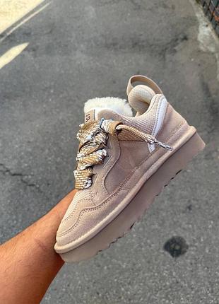 Уггі/кросівки ugg lowmel beige 6