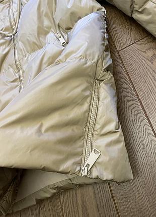 Подовжений пуховик zara 5