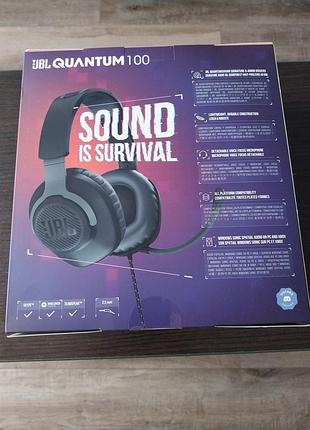 Навушники jbl quantum 100 2
